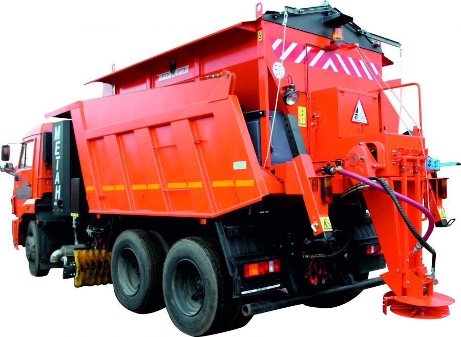 Combined road cleaning machine MKDU-1
