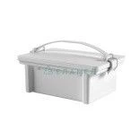 Polymer container for chemical disinfection and transportation of waste medical materials and instruments KDHT-01-"EL
