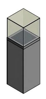 Display case Type 3 (aluminium alloy frame)