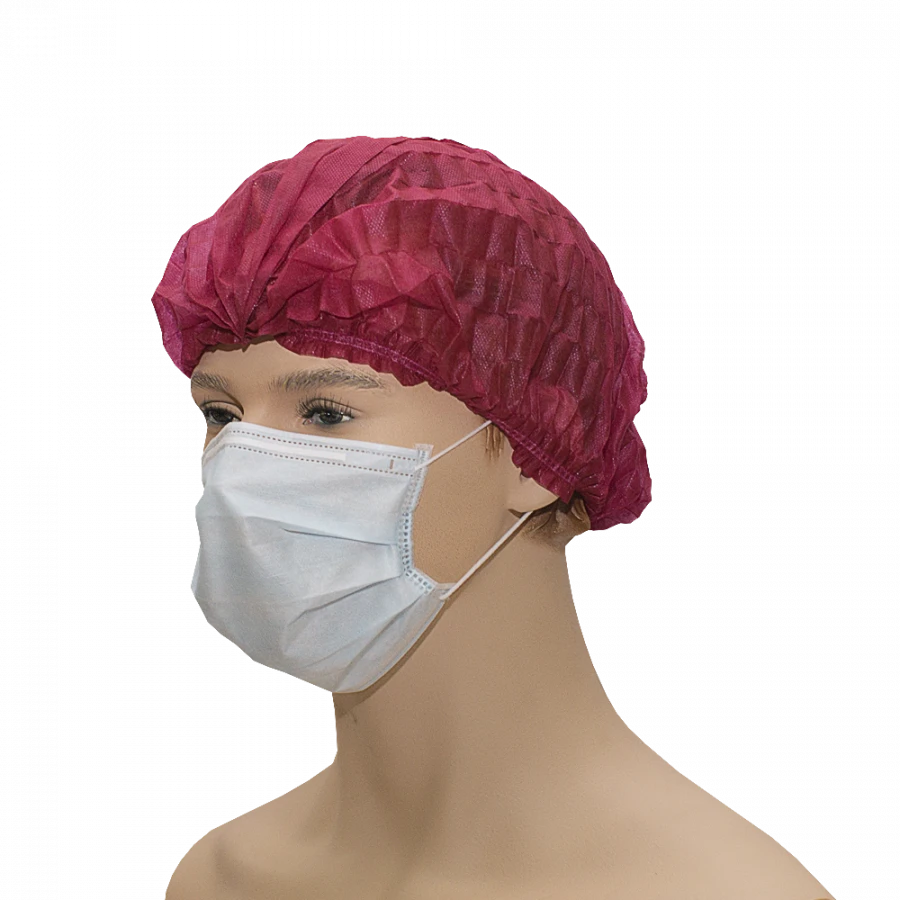 Medical mask of non-woven materials non-sterile "GEXA" (three-layer, with elastic band, blue)