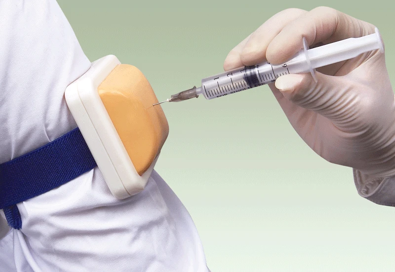 Intramuscular injection pad module S12A