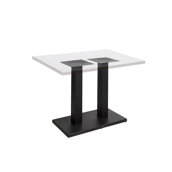 Pedestal made of metal powder painting