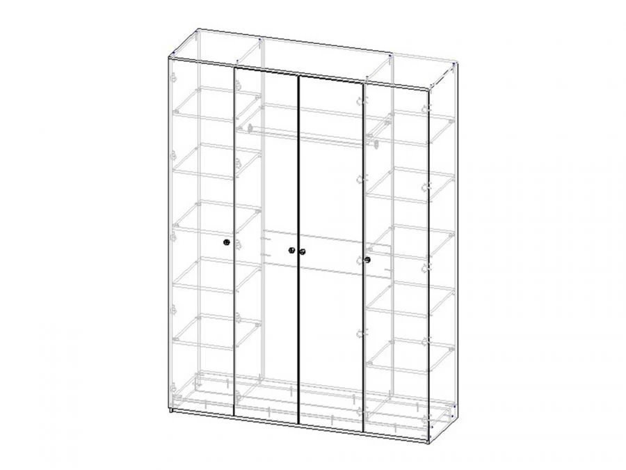 Swinging cabinet