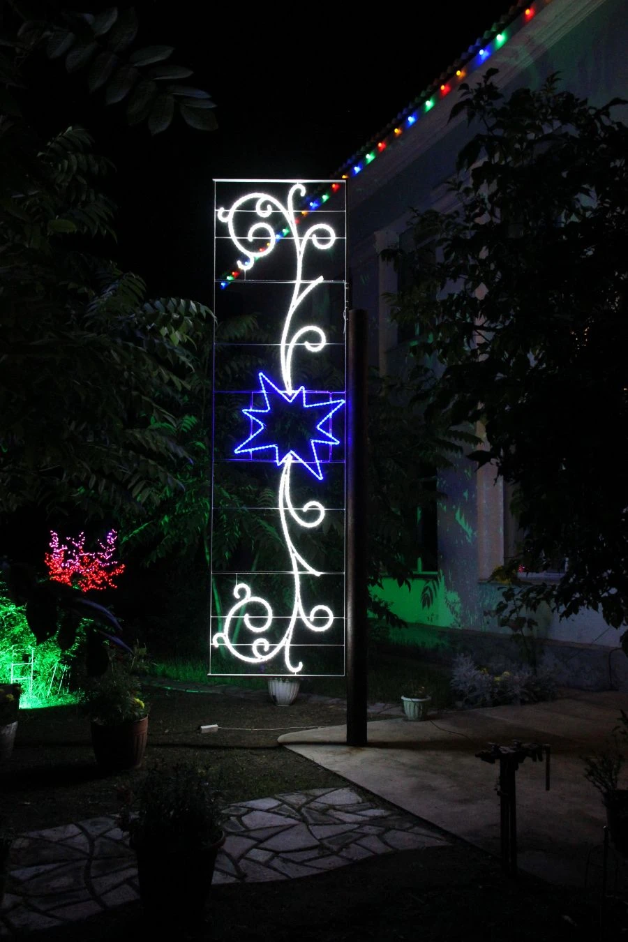 LED console (LED panel) "Amur Waltz" - decorative street lamp on the brackets (modifications 220V, 2