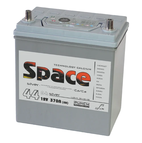 Lead battery for starting piston engines 6ST-44VLA Asia 50B19 "Space"