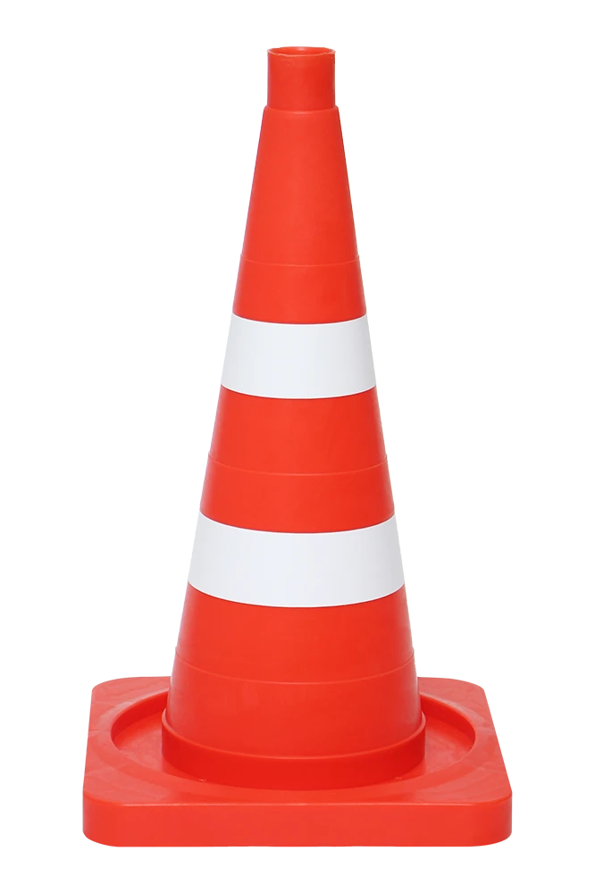 COP-2.4 Signalling cone 510 mm with 2 white matt stripes, 50 or 80 mm each.
