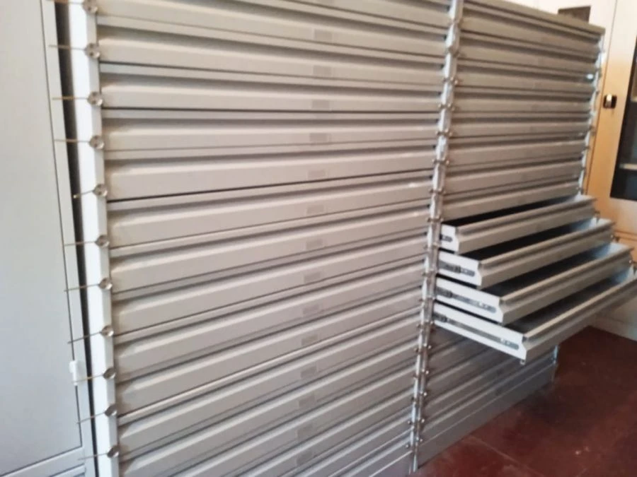 Metal file cabinet