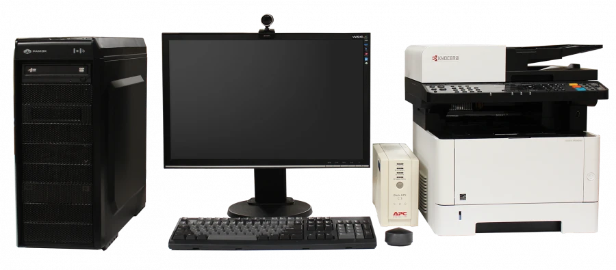 Workstation based on the system unit RAMEC Tsunami 1 model MT011