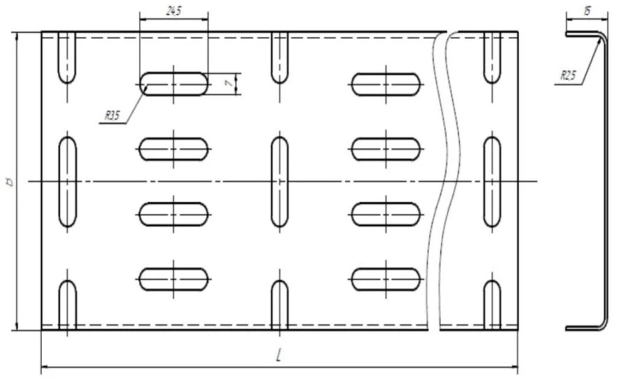 Cable panel type P