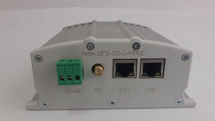 Modem SHVPD-200-2-A1 with connection device UP-SHVPD-10-OK to power lines