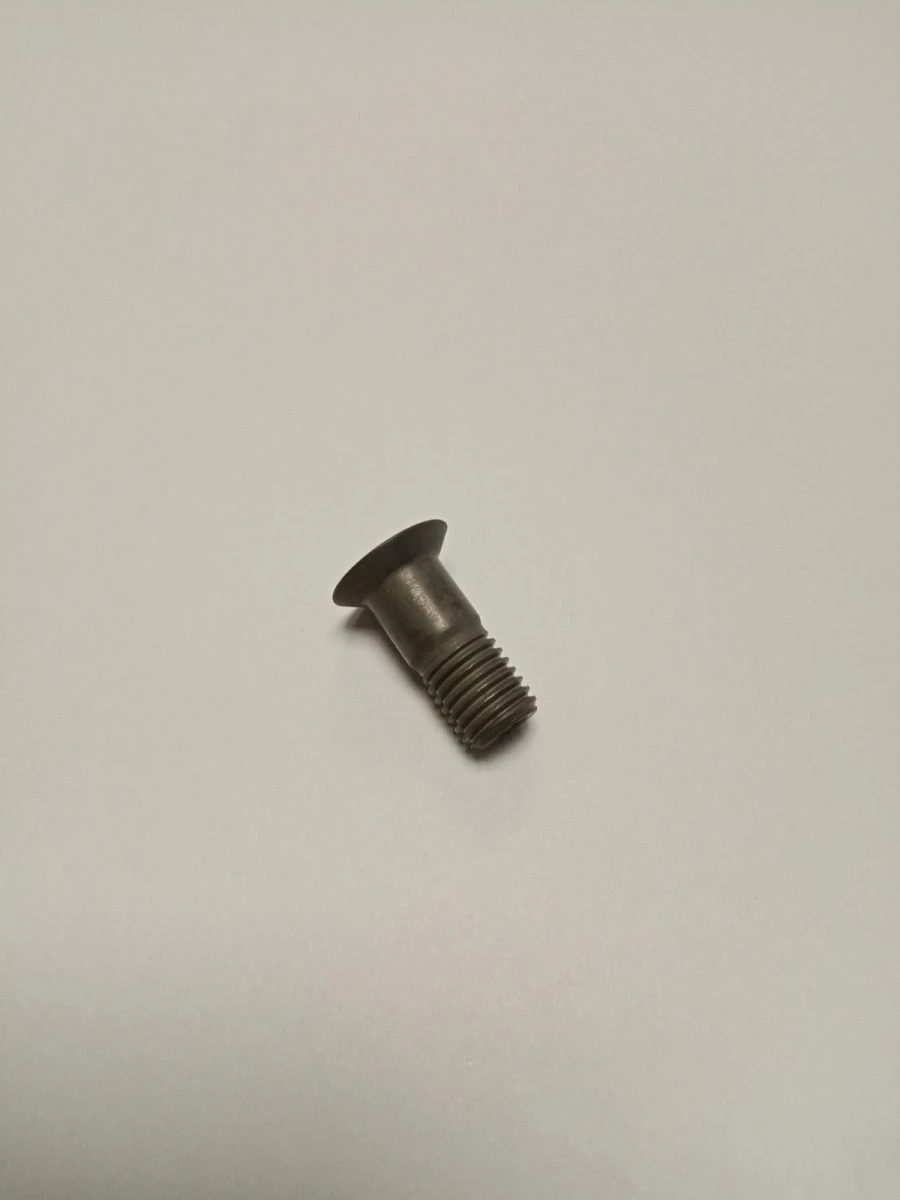 Countersunk head bolt 100 with internal hexagon in titanium alloy rod RAM.758189.002 OST 1 00552-72