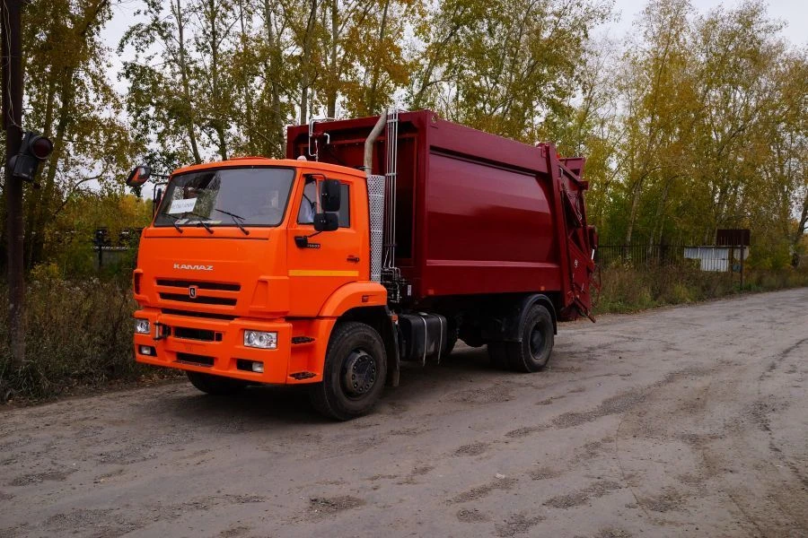 Garbage truck MZ15-K55-20 on the basis of KAMAZ 53605-A5 chassis