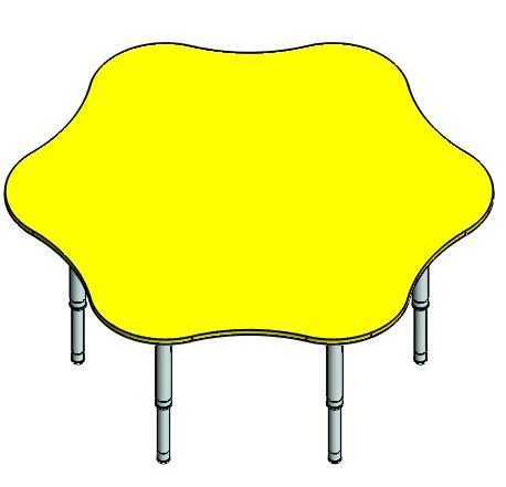 Children's table "Romashka" adjustable, Art. SStoD-01