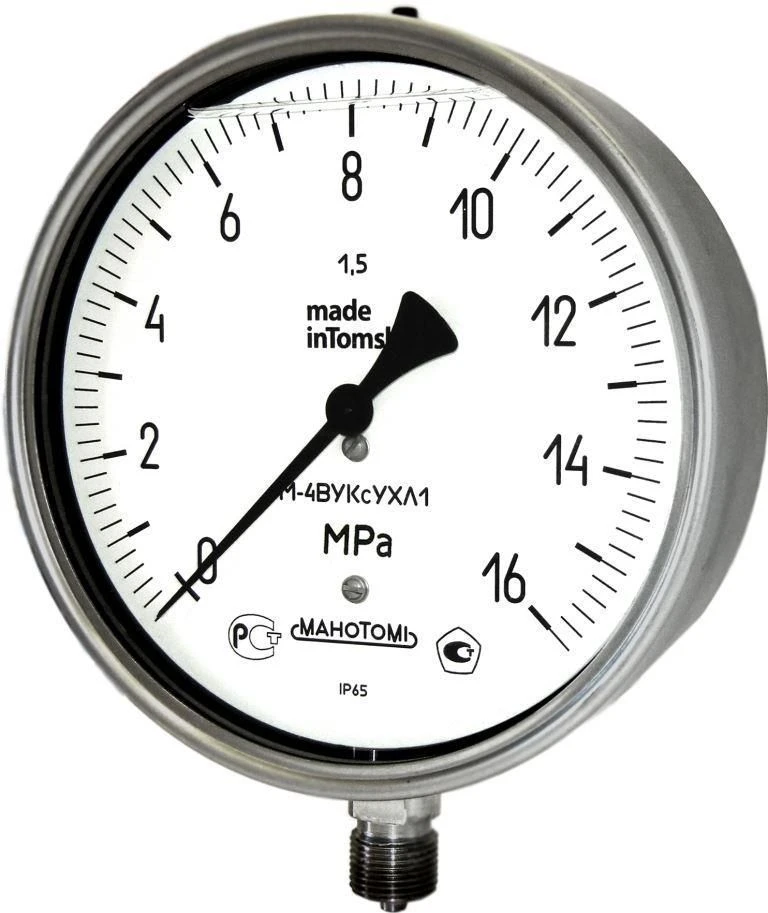 Vibration-resistant display gauges M-4VUKS