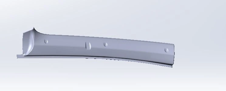 5299-372-5305030-10 Right front pillar trim plate
