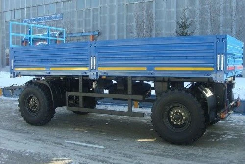 Container trailer type MDO422, modification 878543 on axle MD.?1?2050?12??120?16 (single axle) or on axle MD.?2?1850?12??120.