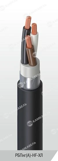 Power cable of EPRon® type with copper conductors, insulation made of ethylene propylene rubber for voltage 0,66, 1 kV of RBPng(