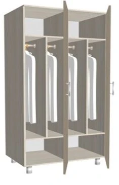 Double-leaf medical cupboard KSShm 2-08