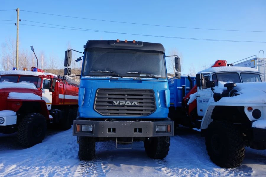 Special metal carrier truck on chassis URAL 4320-18. Make GIRD. Type 5849N2. Modification 5849N2-0000101.Execution of the loader
