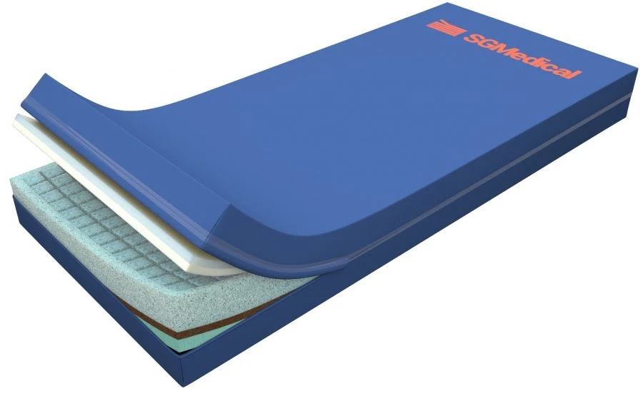 Medical anti-decubitus orthopaedic mattress according to TU 32.50.50-007-09922741-2019 Model MP - 17. Product size: length from