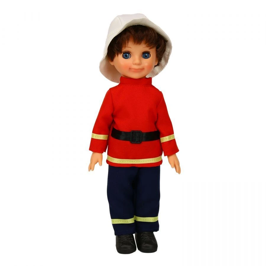 Plastic doll Fireman 30 cm, B3880