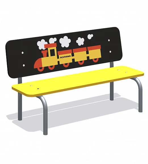 Bench "Trainset Night" (plywood) Romana 302.09.00-06