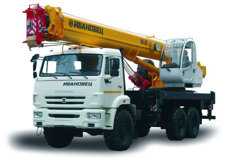 Truck crane KS-45717K-3R and its modifications with the use of cab U2.60.52.000 and its modifications produced by "IMZ AVTOKRAN"