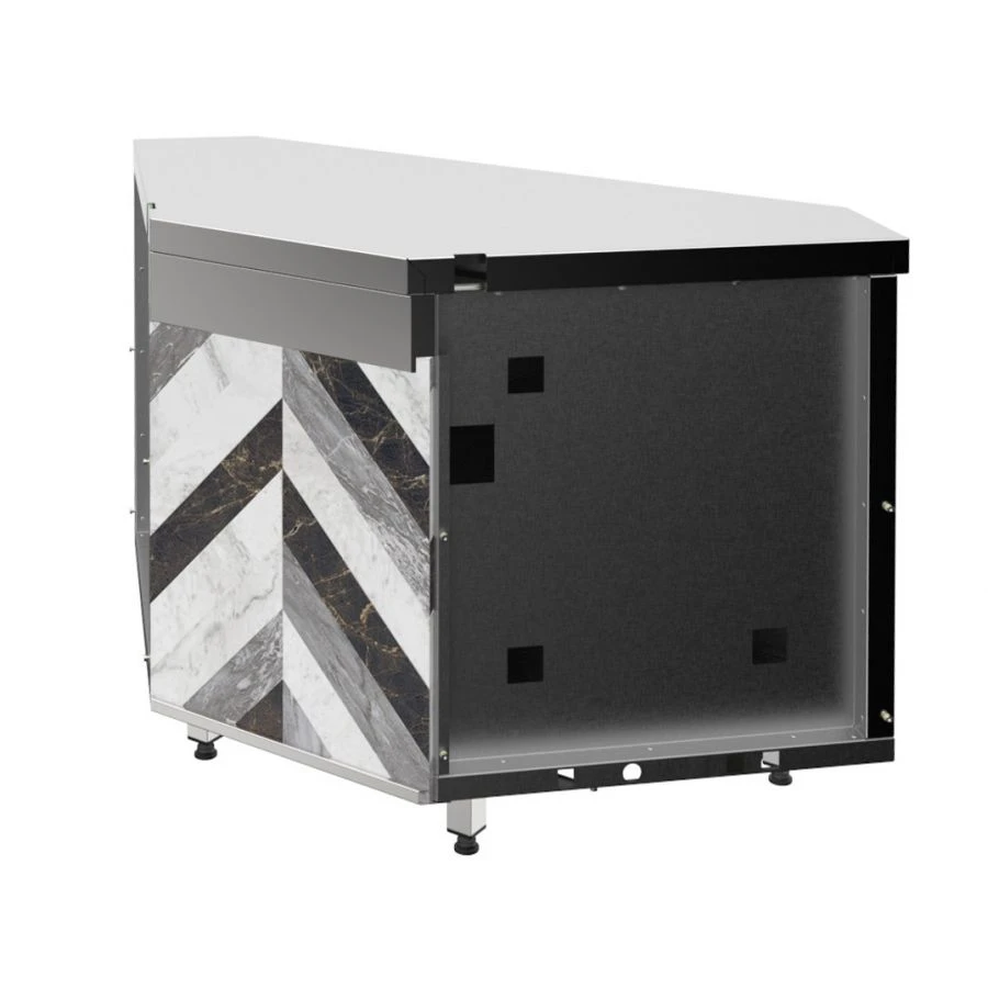 Neutral corner counter 90 internal RCU20A90 City, "Refettorio" trade mark