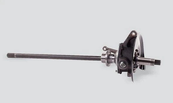 Front axle steering knuckle with a joint left (for Uaz sgr, spicer axles, track 1 445 mm) 374100230400730