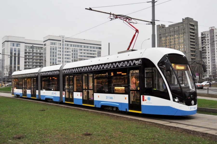 Tramway car of model 71-931M "Vityaz-M"