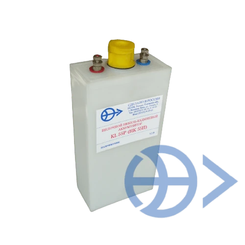 Alkaline nickel-cadmium open prismatic batteries KL 55 P (NK 55 P U2)