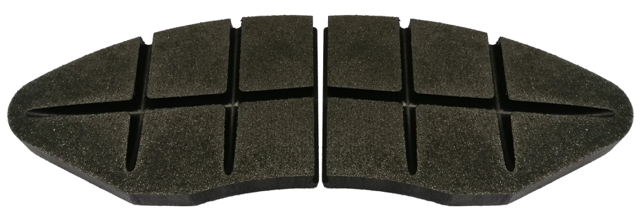 Composite brake lining for disc brakes of railway rolling stock 140-87-02