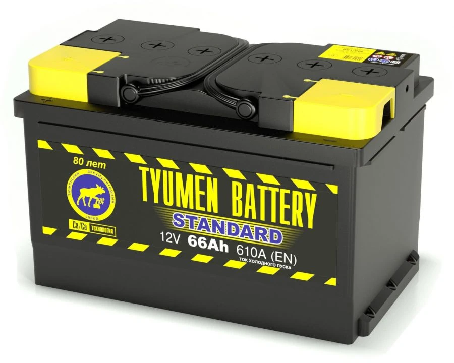 TYUMEN BATTERY 6ST-66LR STANDARD lead rechargeable starter battery