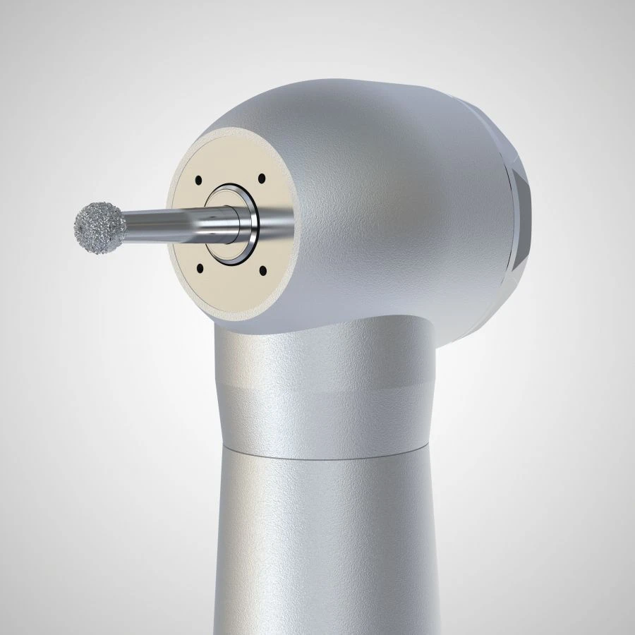 Push-button dental turbine handpiece with instrument cooling spray NTCS-300Ch-M4