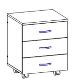 Swinging cabinet