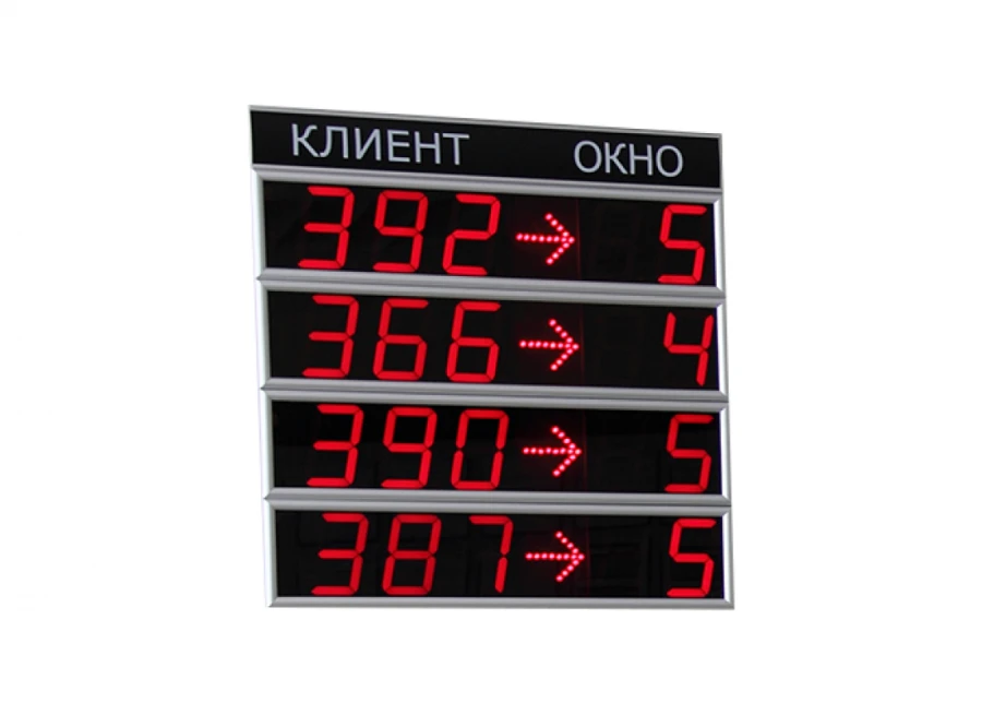 LED information board Neuroniq TIN-SR100, 888->888 (RS485, 12V, character height 100 mm)