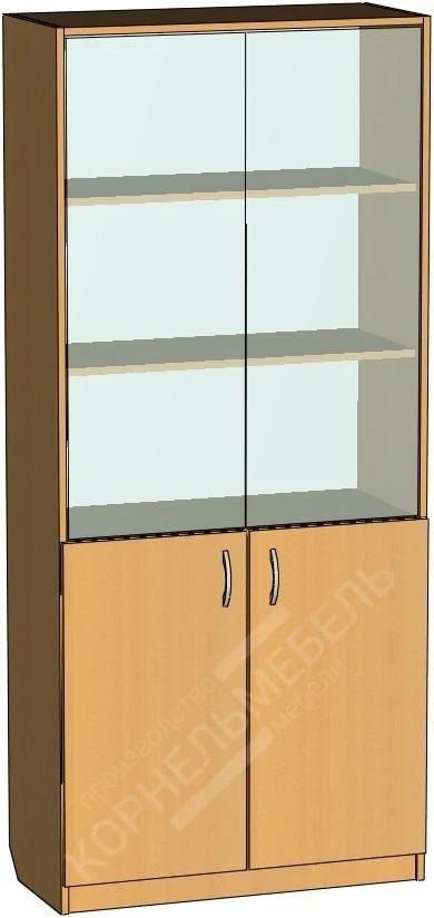 Glazed wooden cupboard SHKz