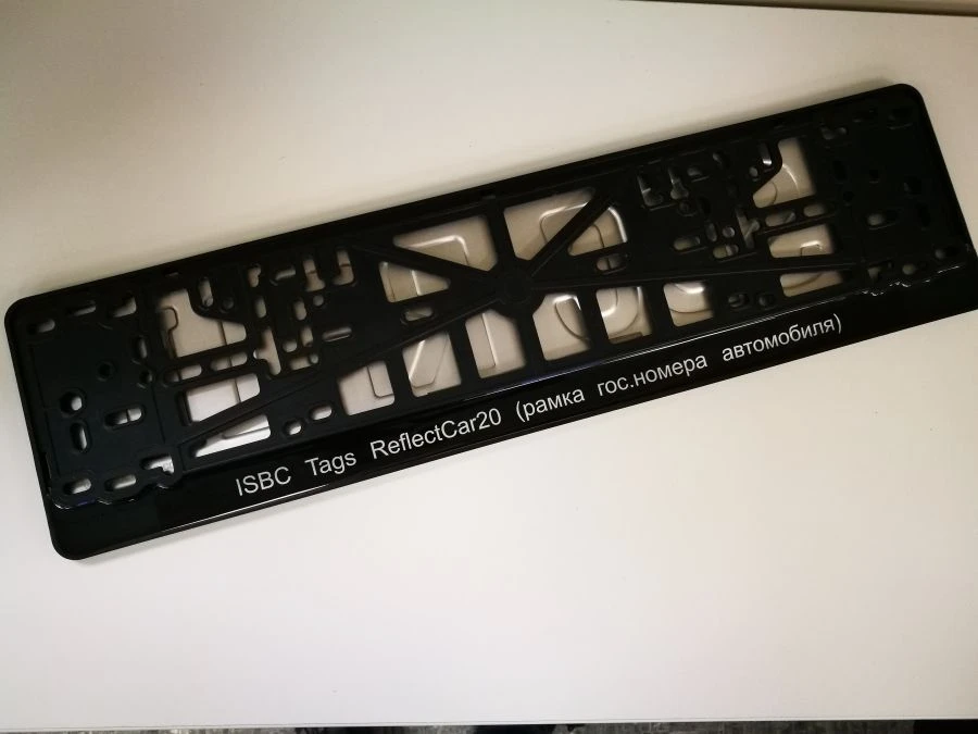 ISBC® Tags ReflectCar20 tag (licence plate frame)