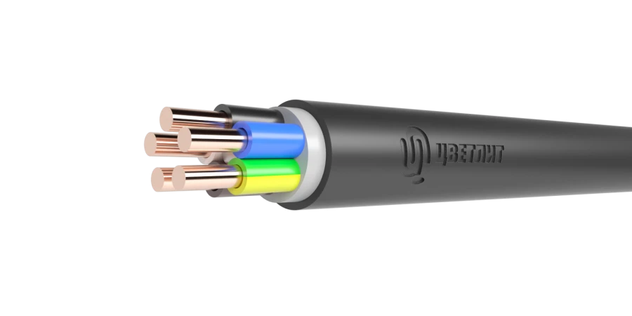 Power cables, not spreading combustion, with insulation made of cross-linked polyethylene and sheathing made of polymer composit