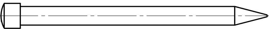 Impactor for corner plates, article no. 317.014