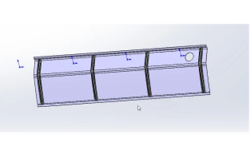 Ceiling panel L=2401 5299-403P-5702016