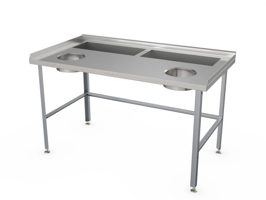 Table for vegetable finishing CO-S-2-1500.800-02-N (CO-2/1500/800N).