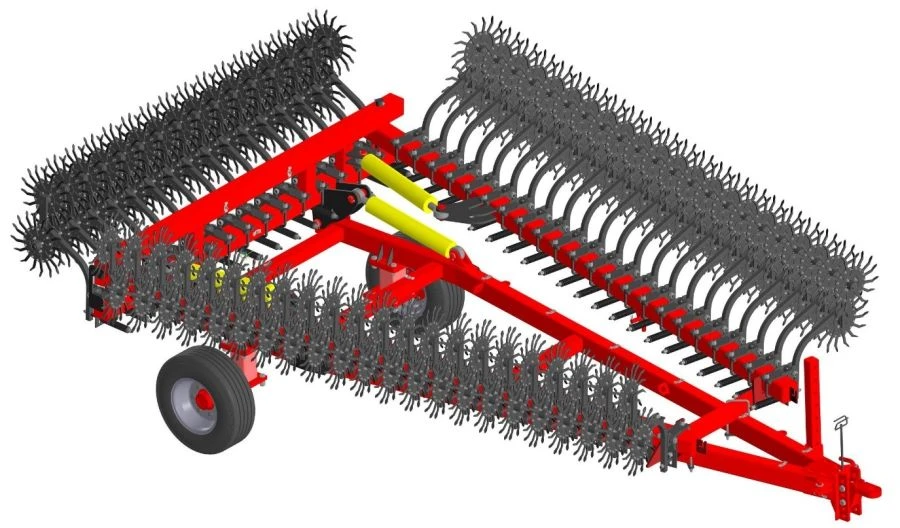 Rotary hoe harrow BMP-15