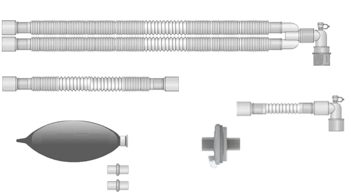 Respiratory devices for joint use with anaesthetic and resuscitation equipment, version: a
