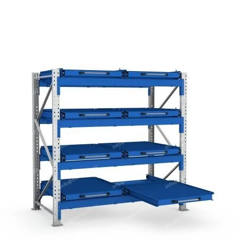 1646 Series Roll-out Palletised Shelving Unit