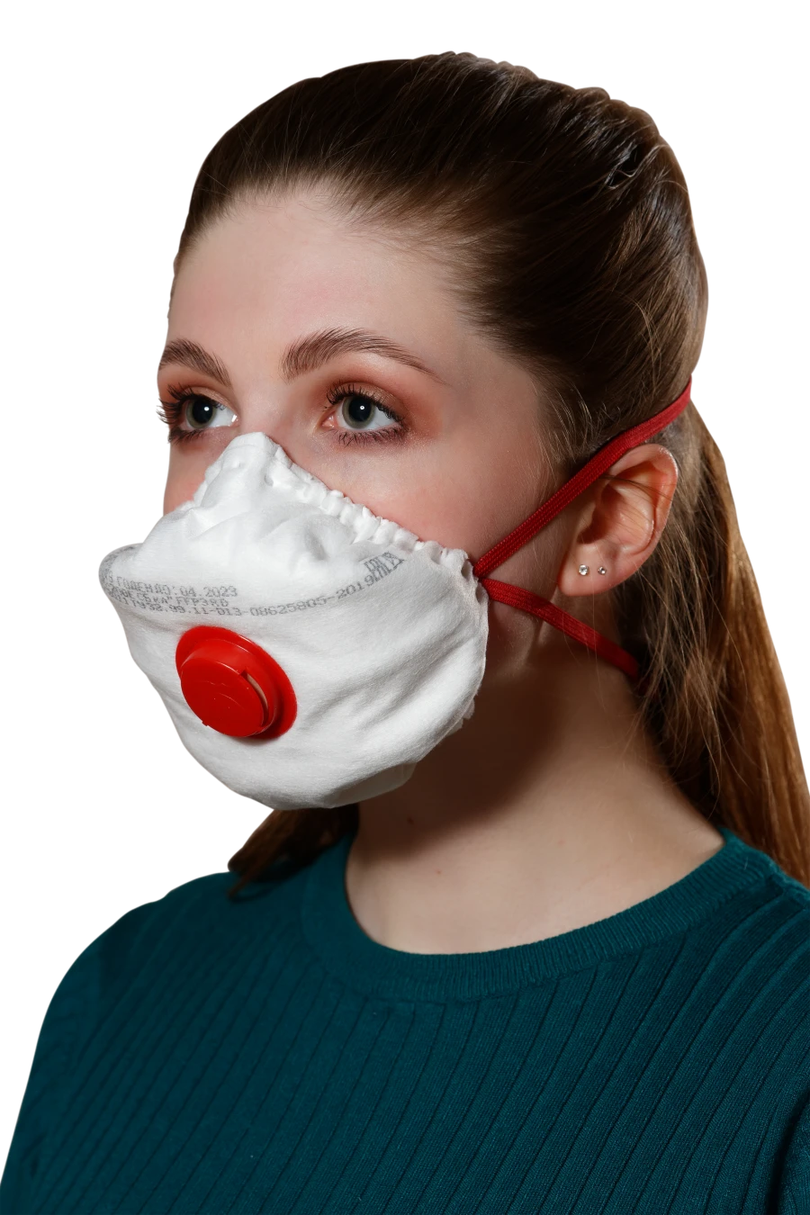 Filtering half-mask for protection against aerosols with additional protection against vapours and gases "Respirator "Lepestok-2
