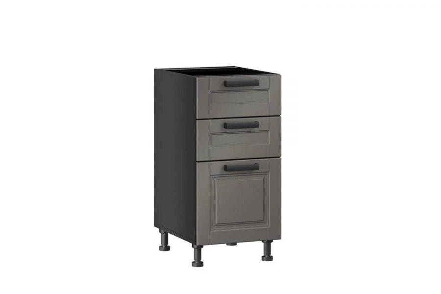 Mocha LD.274110.000 Front set for kitchen cabinet 400 with 3 drawers (4) (Sundown )