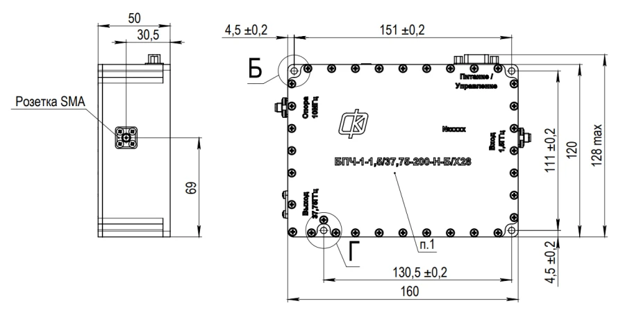 Frequency transfer unit BHR-1,5/37,75-200-N-B/X28