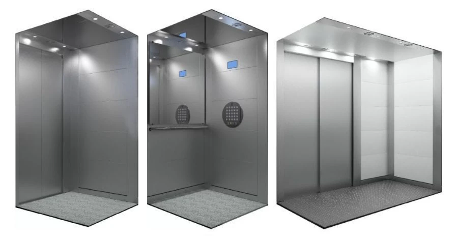 Electric passenger lifts. Model LP. Up to 1600 kg, up to 1,6 m/s.