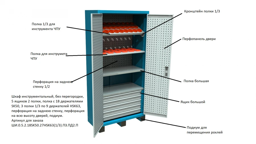 Tool cabinets SHI series